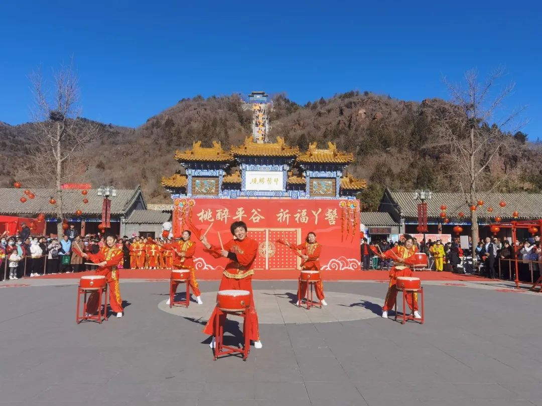 平谷丫髻山庙会图片