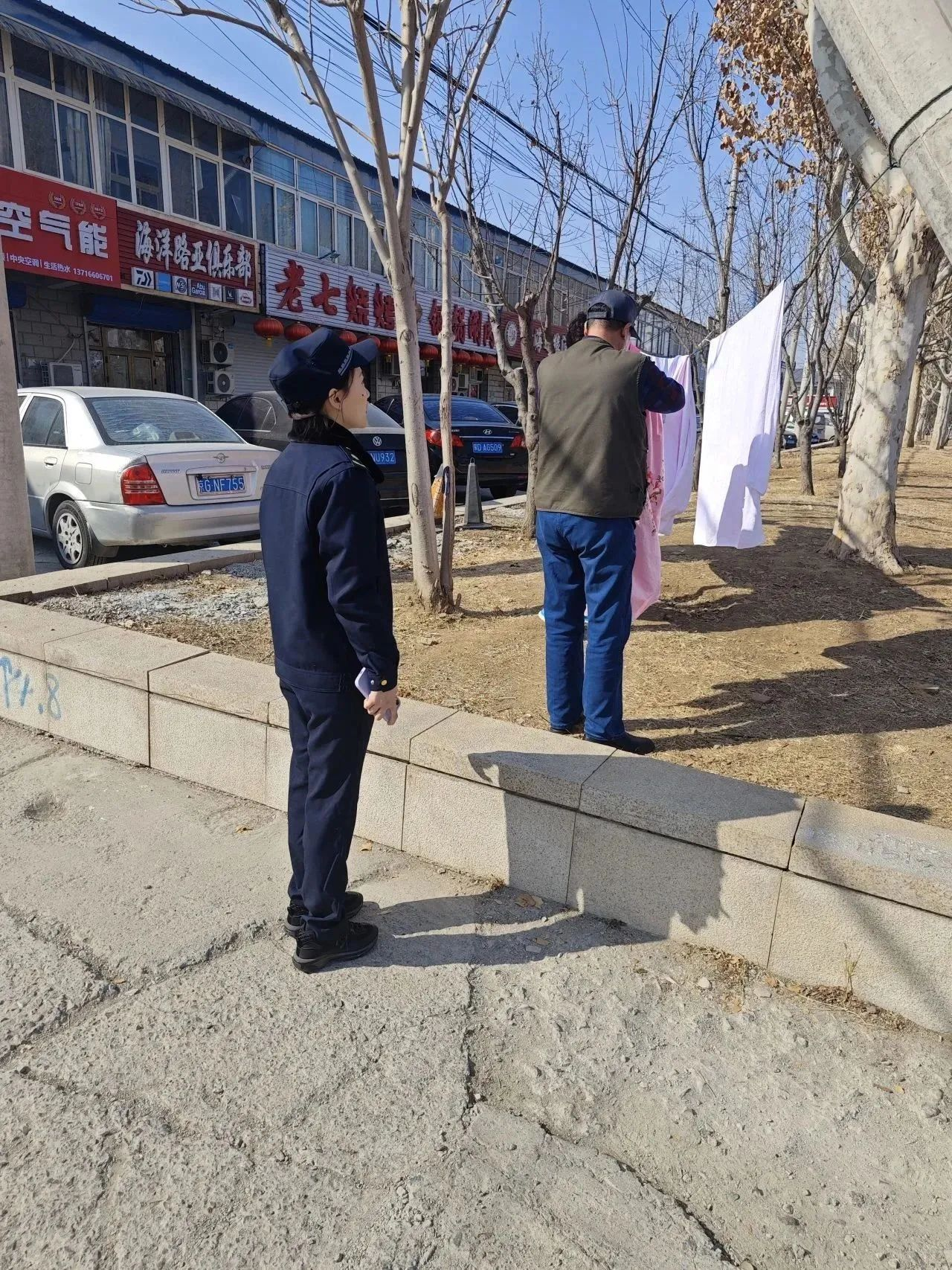 平谷渔阳执法队积极开展清道行动