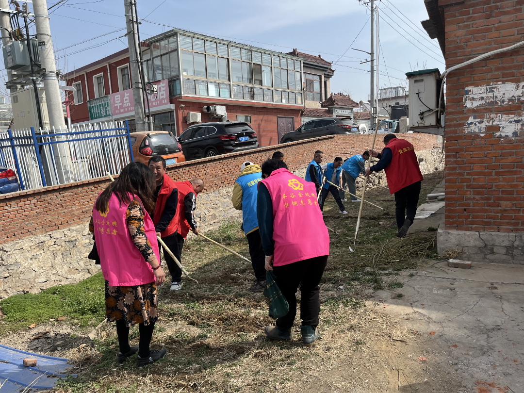 平谷区夏各庄镇马各庄村开展种花种草美化家园志愿服务活动