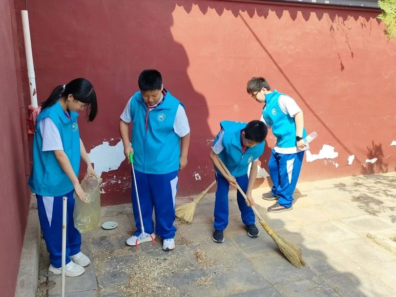 平谷区山东庄中学开展志愿服务活动