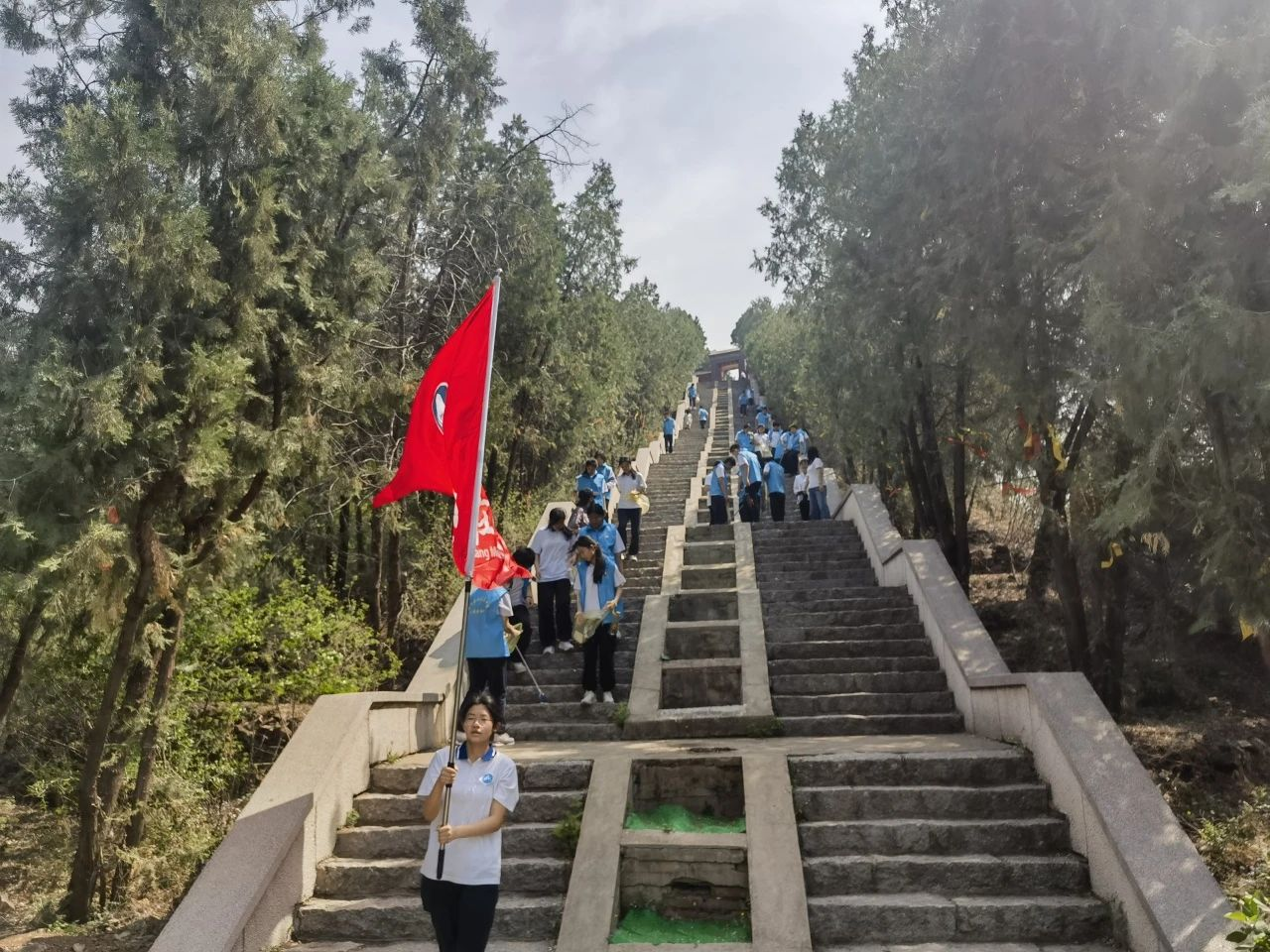 平谷区山东庄中学开展志愿服务活动